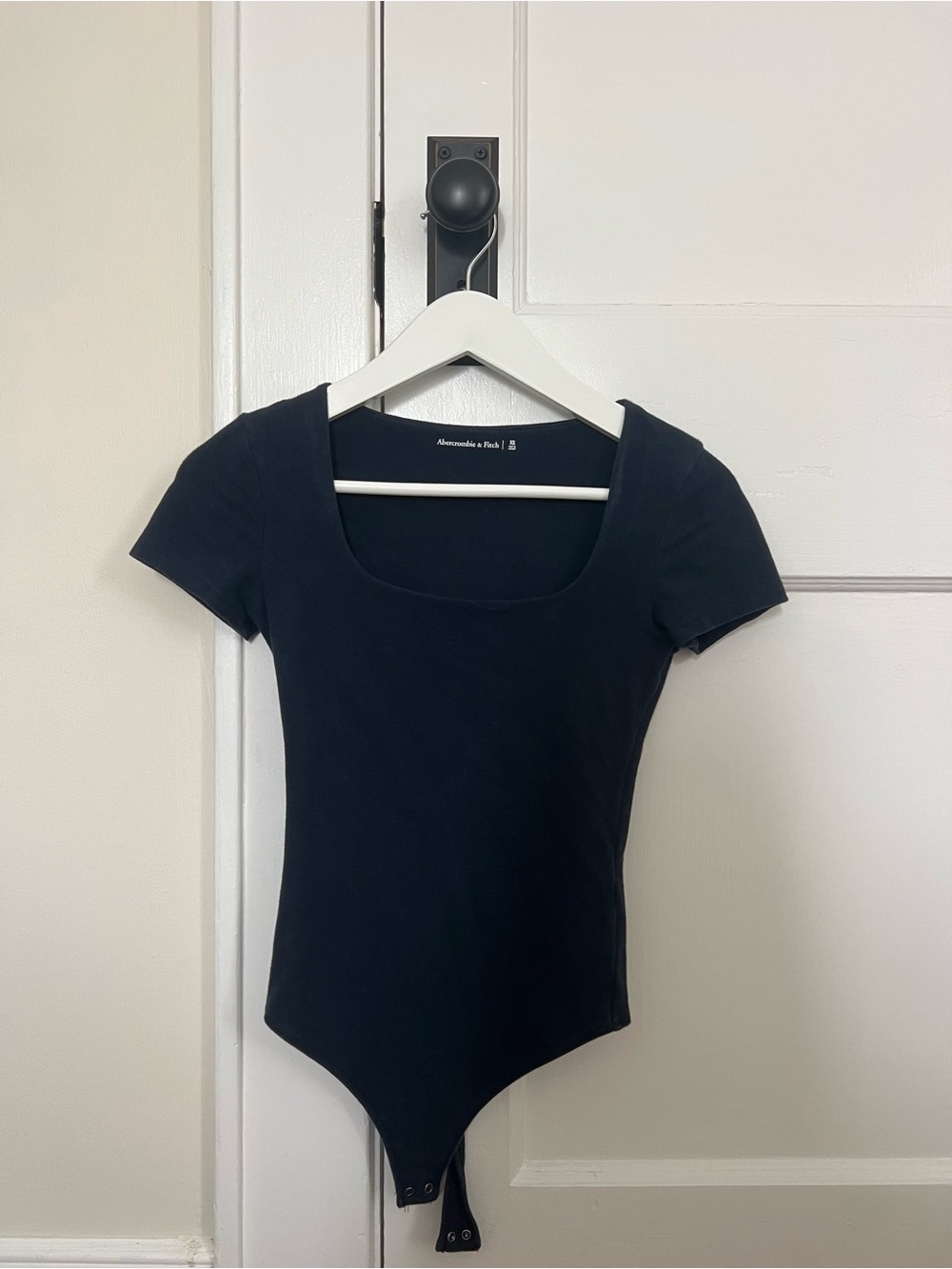 Abercrombie & Fitch Navy Square Neck Bodysuit